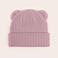 thumbnail image 6 of NOEGOEU Baby Beanie Winter Knitted Hat with Bear Ear Toddler Newborn Boys Girls Warm Hats 3-36M (Pink,3-36 Months), 6 of 8