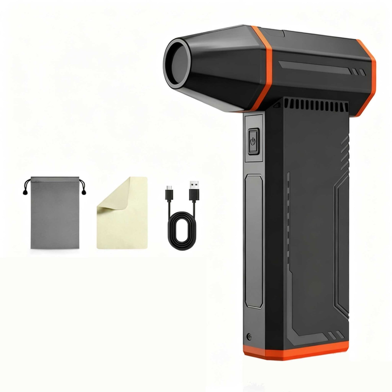 Portable Handheld Violent Fan, Mini High-Speed Hair Dryer with Adjustable Wind Settings USB Rechargeable Battery for Travel Outdoor Activities Sports Events Use