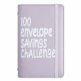 thumbnail image 2 of VBloom 100 Envelopes Money Saving Challenge, 100 Envelope Challenge Binder, Easy and Fun Way to Save $5,050, Savings Challenges Budget Book Binder with Cash Envelopes for Office, Home, School, Purple, 2 of 9