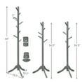 thumbnail image 4 of Giantex Wooden Tree Coat Stand, Height Adjustable Coat Rack w/8 Hooks & Tri-Legged Base, Standing Organizer for Office, Home, Hall, Entryway, 4 of 8