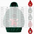 thumbnail image 4 of Pet Hoodie With Cat Dog Pouch Christmas Pet Carrier Costume Oversized Fall Winter, 4 of 8