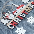 thumbnail image 3 of Wooden Hanging Xmas Festive Sign, Fashion Xmas Tree Hanging Ornament for Home Decor Front Door Tree, 3 of 5