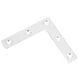 thumbnail image 1 of Conector de herrajes para muebles, 50 piezas Conector de placa de esquina en L de acero inoxidable Conector de placa de esquina de alta capacidad, 1 of 9