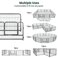 thumbnail image 7 of PawGiant Dog Playpen 16 Panels 24Inch Heavy Duty Dog Pen Pet Fence Playpen Indoor Outdoor, 7 of 7