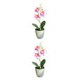 thumbnail image 2 of Planta artificial Cateissary Amigable con las mascotas No tóxica Blanco + Morado 2Conjunto, 2 of 6