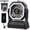Black, variant on VOLIVO 3-in-1 Portable Camping Misting Fan, 10000mAh Rechargeable Battery, 350mL Water Tank, 4-Speed Tent Fan with LED Light & Power Bank, Outdoor Fan for Patio, Beach, Camping, Orange