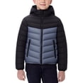 thumbnail image 2 of Coerni Boys Girls Quilted Lightweight Jacket Color Blocked Down Jacket Zipper Pockets Kids Insulated Zip Up Outerwear Puffer Coat, 2 of 7