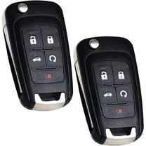 Key Fob Replacement Fits for Chevy Cruze Equinox Camaro Impala Malibu Sonic Buick Regal Verano Encore Lacrosse GMC Terrain 2010-2021 OHT01060512 Keyless Entry Remote Control 13504199 Pack of 2 5BTN