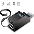 thumbnail image 2 of Usb 3.0 3-port Hub (2 Usb 2.0 + Usb 3.0), Data Hub For And Pcs And Other Usb 3.0 Compatible Devices, 2 of 4