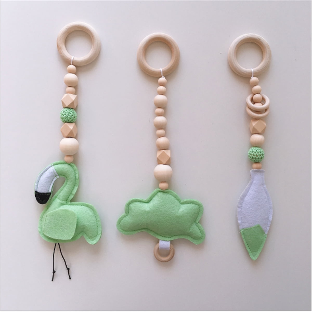 wooden hanging baby toys
