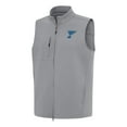 thumbnail image 2 of Men's Antigua Gray St. Louis Blues Demand Full-Zip Vest, 2 of 3