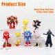 thumbnail image 2 of Set de 8 figuras de acción estilo erizo MyReiDo de PVC, 16 cm, 2 of 6