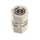 thumbnail image 2 of Accesorios De Línea De Latón Euro Conector De Rosca De De Empuje De Doble Extremo 7 16mm Soledad Líneas de aire Compresor de manguera, 2 of 7