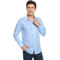 thumbnail image 4 of Purcoar Blouses for men Blouse elegant mens Work Blouses Blouse for men, 4 of 5