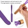 thumbnail image 3 of 2 Piece Mini Kitchen Utensil Set- Silicone Kitchen Tools with wood Handlespurple+purple, 3 of 5