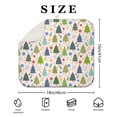 thumbnail image 4 of Christmas Dish Drying Mat 16x18 Inch, Ultra Absorbent Microfiber Dish Rack Pad Drainer Mat for Kitchen Counter, Coffee Bar, Festive Holiday Decor., 4 of 7