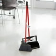 thumbnail image 3 of Libman Commercial 919 Lobby Dust Pan and Broom Set Open Lid, Black/Red Pack of 2 Fur k, 3 of 6