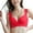 Red, variant on Sngxgn Women's Comfort Underwire Bra, Full Coverage Convertible T-Shirt Bra(Black,46/105C)