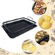 thumbnail image 5 of Bandeja de Cobre para Hornear, Sartén para Freír con Aceite, Cesta Antiadherente de Acero Inoxidable para Patatas Fritas, para Hornear, Rejilla Cuadrada para Freír, 5 of 6