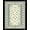 Black Cream Blue, Pattern 3, variant on Design&I 6'x9' Washable Area Rug Trash Farmhouse Rules Decorations Accessories Basement Fatigue for Dining Room, Under Table, Office, Snag-Free