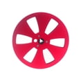 thumbnail image 4 of Carrete de cinta vacío de 1/4 7 pulgadas para cinta de carrete a carrete, compacto, universal, 6 agujeros, aleación de aluminio Rojo, 4 of 10