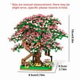 thumbnail image 4 of Bonsai Tree Building Set,Japanese Tree House Model Sets for Adults, 1600Pieces Mini Micro Bricks Collectible Creative Gift for Teens Girls 14+, 4 of 7