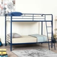 thumbnail image 4 of Better Home Products Twin over Twin Metal Bunk Bed in Blue, 4 of 8