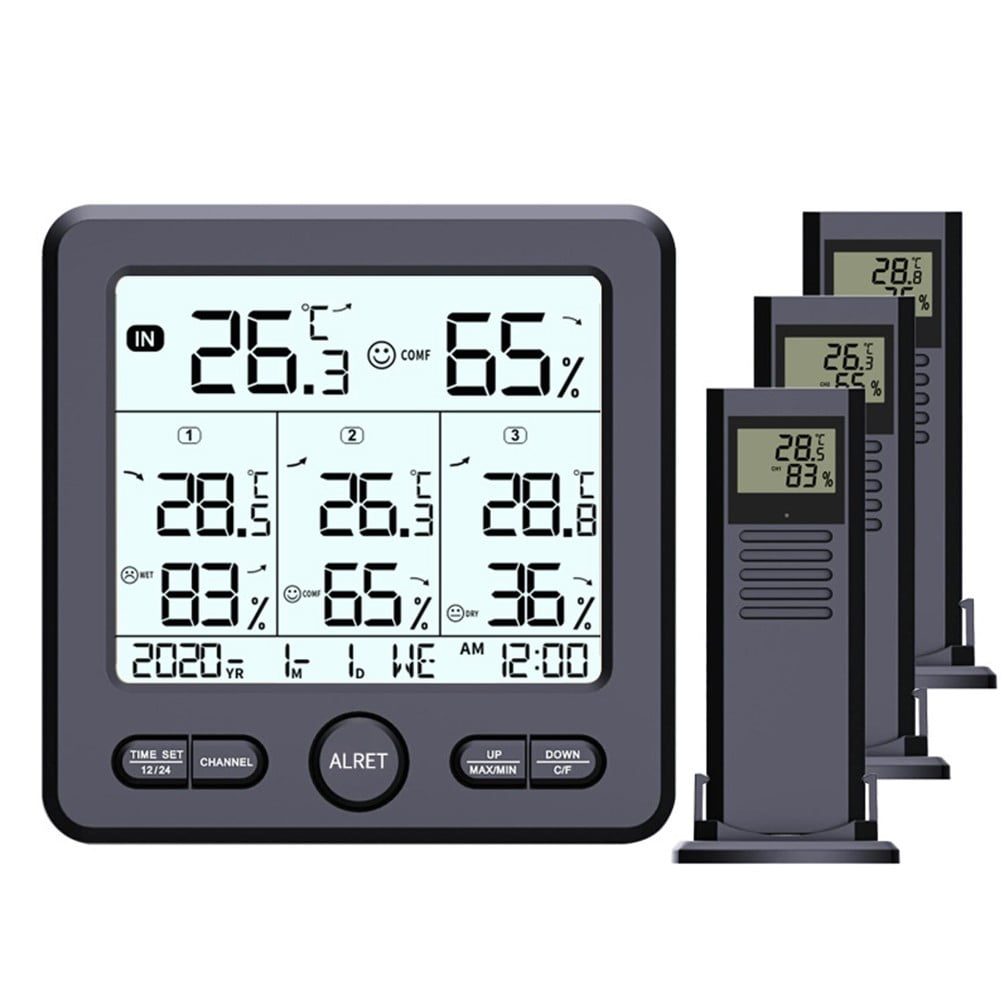 AMBALM002: Wireless Indoor/Outdoor 8-Channel Thermo-Hygrometer