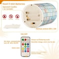 thumbnail image 5 of Yayeee Flameless Candles with Remote Flickering Battery Operated Multi Color Changing, Small Pastel Pattern, 5 of 7