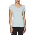 thumbnail image 1 of Reebok T-Shirt de Base Chiné à Varices pour Femmes, Gris, Très Petit, 1 of 3