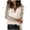 Beige, variant on Women's Sparkle Sequin Shirt Tops Glitter Long Sleeve V Neck Blouses Casual Fashion Loose Fit Shirts