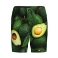 thumbnail image 4 of Fotbe Fresh Avocados Pajama Shorts for Men, Men's Pajama Bottoms, Sleepwear,Short Pajama Pants-XX-Large, 4 of 9