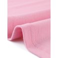 thumbnail image 6 of DARING DIVA Women's Plus Blouse Sweetheart Neck Contrast Trim Tie Knot  Tee 3X Pink, 6 of 6