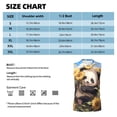thumbnail image 4 of Disketp Clear Sky Cute Sunflower Panda Sleeveless Tshirts for Men, Muscle Shirts for Men Dry Fit Tank Top-Small, 4 of 5