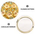 thumbnail image 2 of Shisuyan Hand Mirror Small Makeup Mirror Compact Mirror Pocket Mirror Decorative Mirror for Travel, 2 of 6