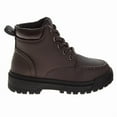 thumbnail image 2 of Avalanche Lace Up Boots Boys, Durable Rugged Outdoor Work Boot Style High, Traction Sole (Little Kid Big Kid), Brown, Size: 11, 2 of 6