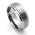 thumbnail image 2 of Men's Tungsten Carbide Wedding Band Ring 9mm Comfort Fit Stepped Edges For Men & Women, 2 of 3