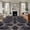 Black, variant on Modern Black, Large Area Rug 8x10 FT, Non Slip Living Room Throw Carpet, Abstract Rustic Chic Geometric Bohemia Washable Soft Indoor Outdoor Carpet Non-Shedding Rug for Bedroom Dining Room