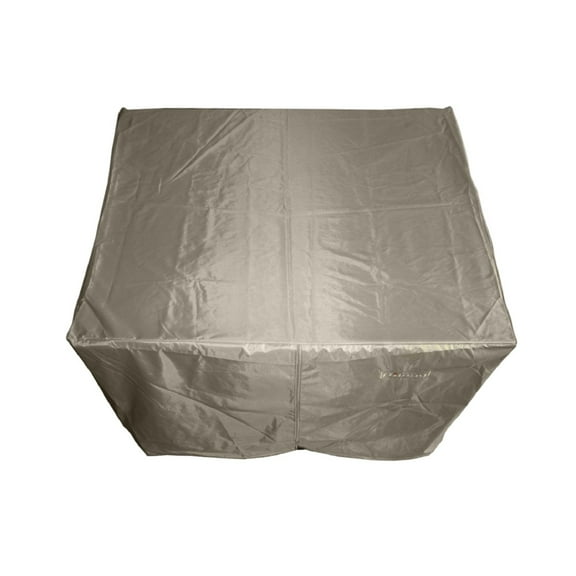 Hiland Heavy Duty Waterproof Square Propane Fire Pit Cover in Tan