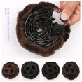 thumbnail image 1 of Bolsa para peluca con nueve flores, pinza para sujetar la peluca, moño de flores, accesorios para el cabello de novia, peine, moño, cabeza de bola, bolsa para peluca, 1 of 5