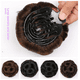 thumbnail image 1 of Bolsa para peluca con nueve flores, pinza para sujetar la peluca, moño de flores, accesorios para el cabello de novia, peine, moño, cabeza de bola, bolsa para peluca, 1 of 5