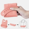 thumbnail image 4 of Babero de silicona para adultos, con recogedor de , suave, impermeable, gran regalo, lavable, delantal completo para abuela, personas mayores discapacitadas, hombres, mujeres, hogar rosa Salvador Babero para discapacitados para adultos, 4 of 7
