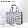 thumbnail image 3 of Large Capacity Tote Bag,Blue Red Checkered Pattern Handbag Fashion Luxury Tote Bag,15.7"x13"x 5.1" Inches,Laptop Compatible, 3 of 6
