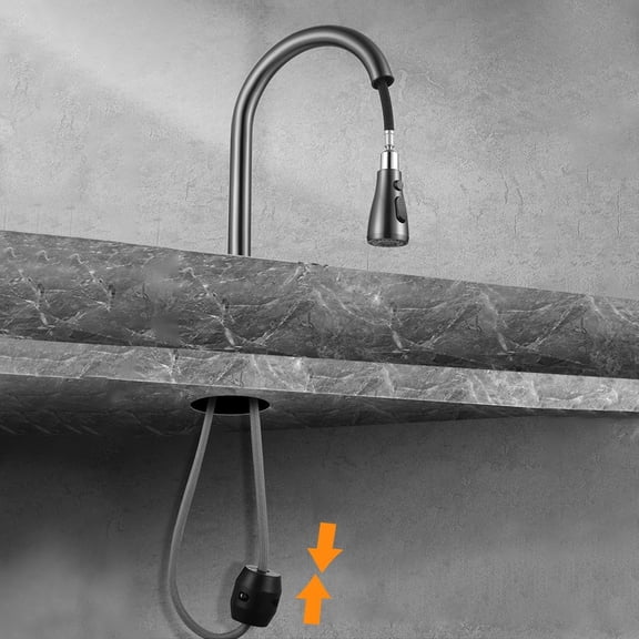 18.35oz(1.15lb) Pull Down Faucet Weight Ball, Kitchen Sink Pull Out Sprayer Gravity Ball Replacement Part, Universal Bathroom Basin Sink Stainless Steel & Braided Hose$$Tools & Hardware Other