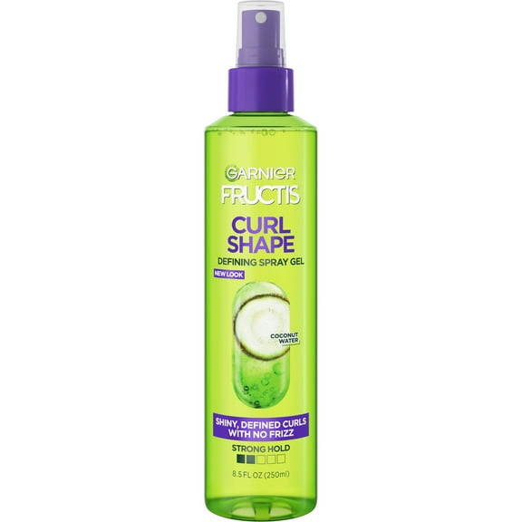 Garnier Fructis Style Curl Shape Conditioning Defining Spray Gel, Curly Hair, 8.5 fl oz