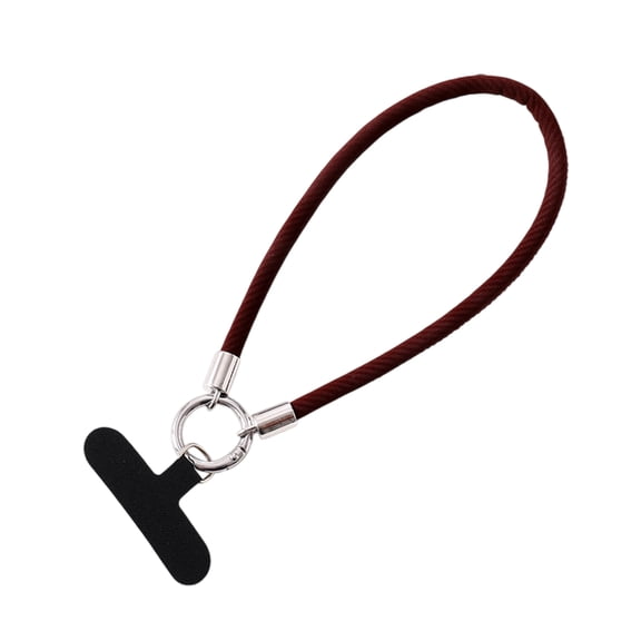 Soft Phone Lanyard Leather Hand Wrist Strap Lanyard with Tabs Cellphone Straps for Men and Women