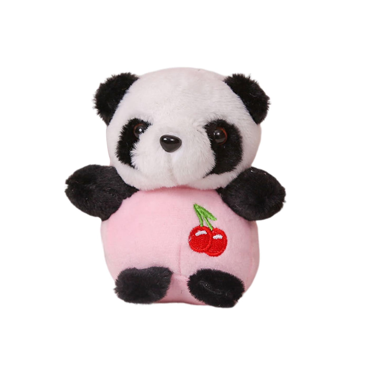 FUNNYFAIRYE Plush Panda Keychain, Big Eyes Panda Keyring Doll Cute Bag  Accessories Car Key Chain Decorations 