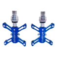 thumbnail image 2 of Pedales de bicicleta de montaña con rodamientos sellados de 9/16 ", pedales de plana para bicicleta en forma de X Azul Zulema Pedal de bicicleta ligero, 2 of 8