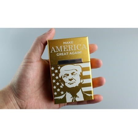 Metal Cigarette Holder - Aluminium Alloy Cigarette Case Magnetic Buckle Cigar Tobacco Holder Pocket Box Storage Container
