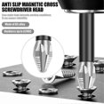 thumbnail image 4 of 11Pcs Driver Bit K5 Impact Screwdriver Bits Anti-Slip Magnetic Drill Bits TeethPhillips CrossHead E, 4 of 5